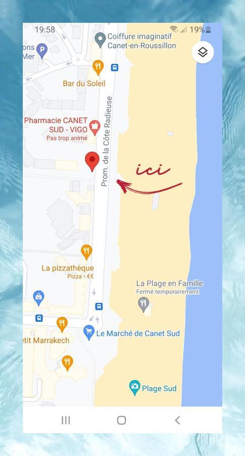 Studio Cozy En Bord De Plage Avec Vue Mer Et Wifi Кане Экстерьер фото